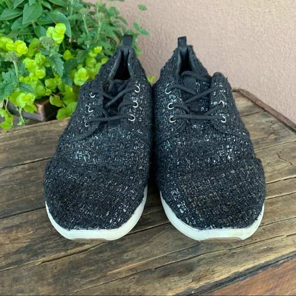 Toms Del Ray Black Tweed Sneaker - Picture 5 of 8
